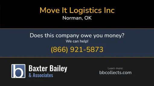 Updated Profile & Contacts for Move It Logistics Inc. DOT: 2241241  MC: 632035.   Located in Norman, OK 73071 US. 