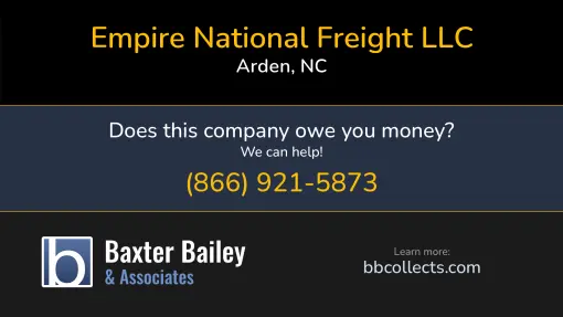 Updated Profile & Contacts for Empire National Freight LLC dba: ENF. DOT: 2950773  MC: 999070.   Located in Arden, NC 28704 US. 