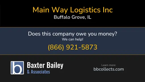 Updated Profile & Contacts for Main Way Logistics Inc. DOT: 3651014  MC: 1258456.   Located in Buffalo Grove, IL 60089 US. 