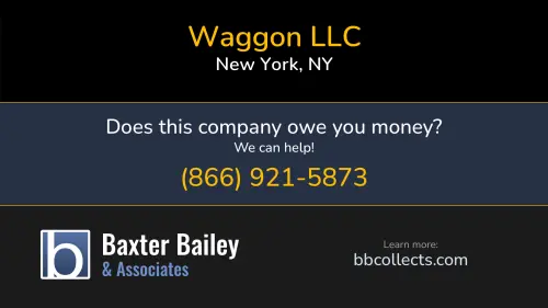 Waggon LLC waggon.io 215 E 96th St New York, NY DOT:4053434 MC:1536505